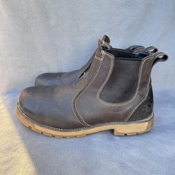 Keen Utility Work Boots Mens Size 10EE Pull On ASTM F2413-18 EH Steel Toe - Picture 1 of 9